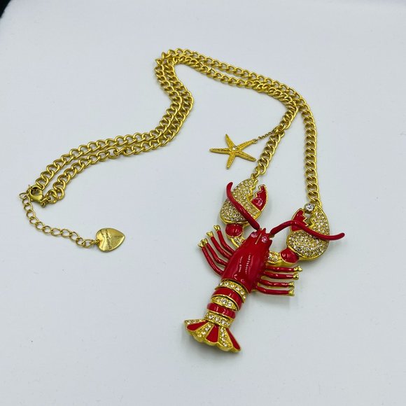 Betsey Johnson Jewelry - Betsey Johnson Lobster Necklace